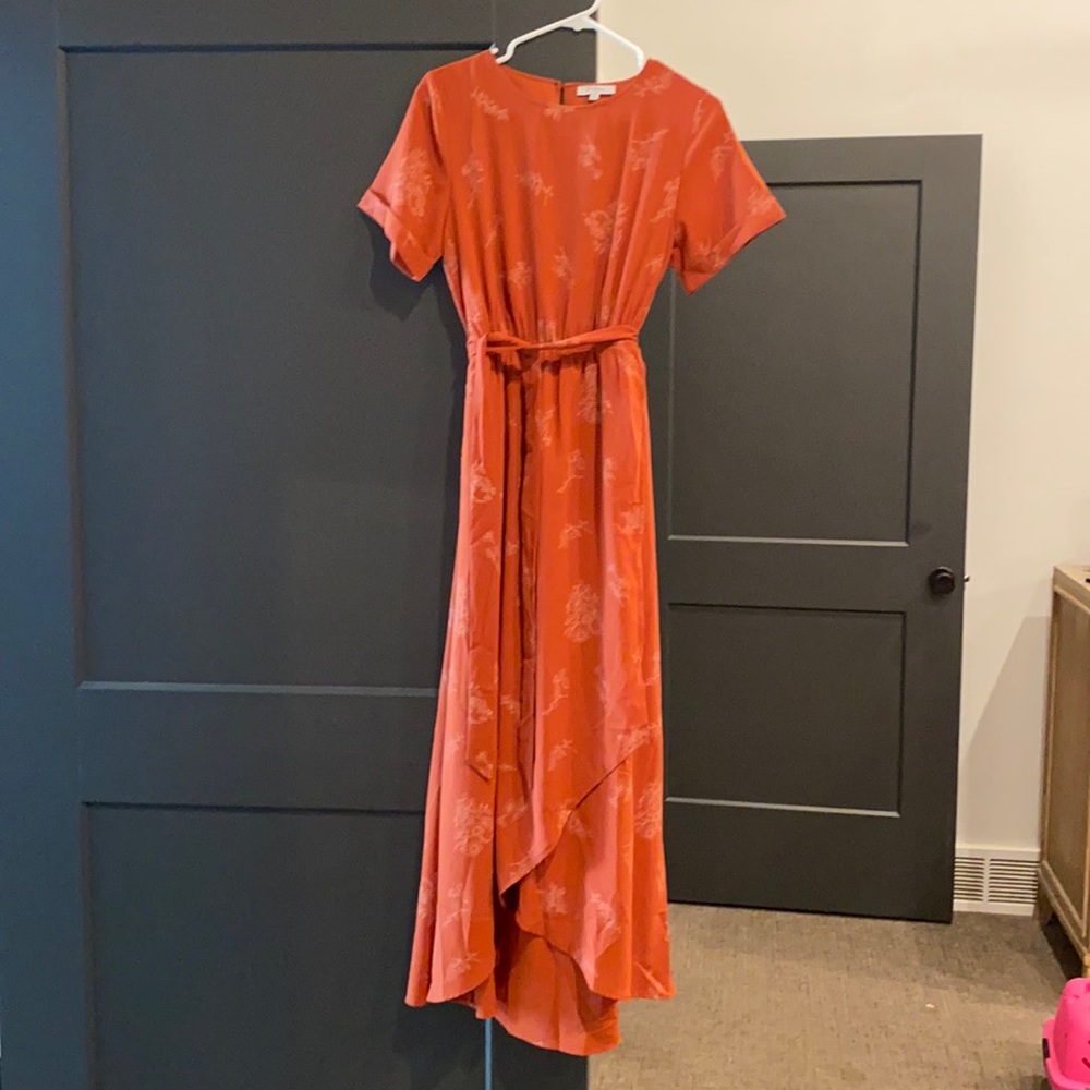 Downeast rust colored dress